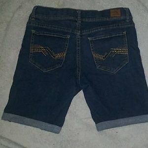 Girls dark blue jean shorts